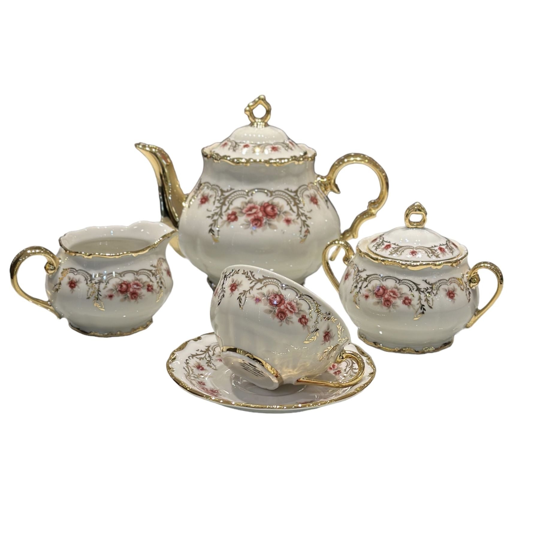 Elisabeth Bohemia Porseleni 17 Parça Çay Seti