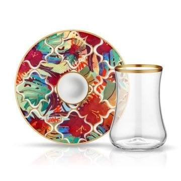 Koleksiyon Dervish Amazon Tropik 6’lı Çay Seti