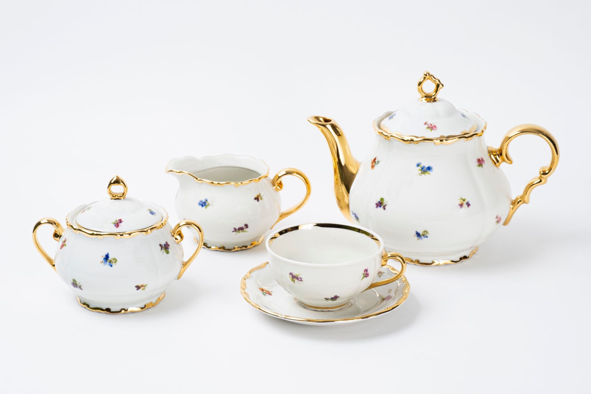 Elisabeth Bohemia Porseleni 17 Parça Çay Seti