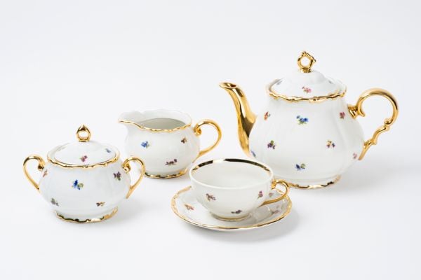 Elisabeth Bohemia Porseleni 17 Parça Çay Seti