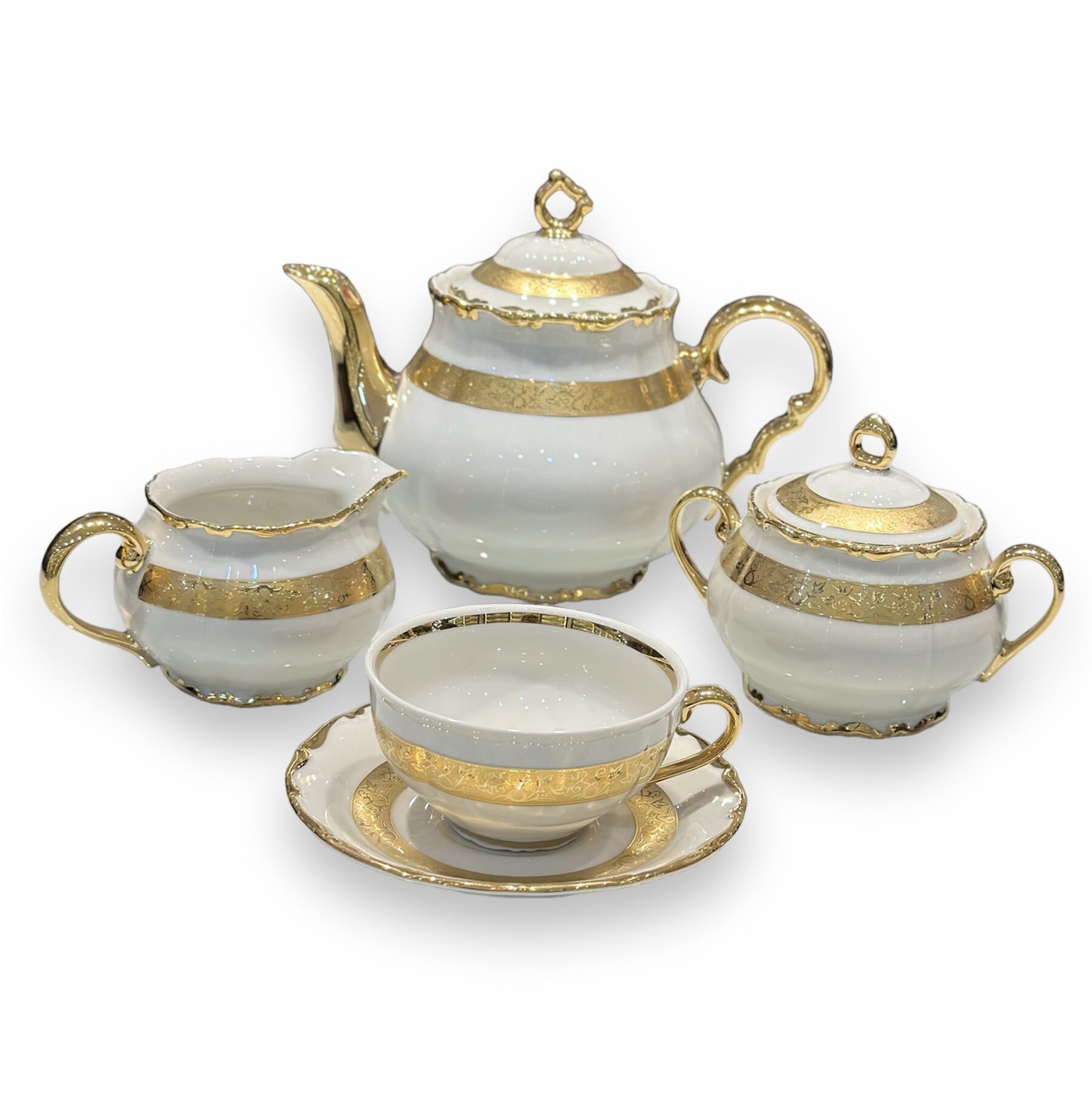 Elisabeth Bohemia Porseleni 17 Parça Çay Seti
