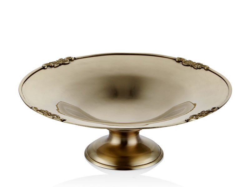 Lamedore Black Pearl Sade Gold Çukur Sunum Tabağı