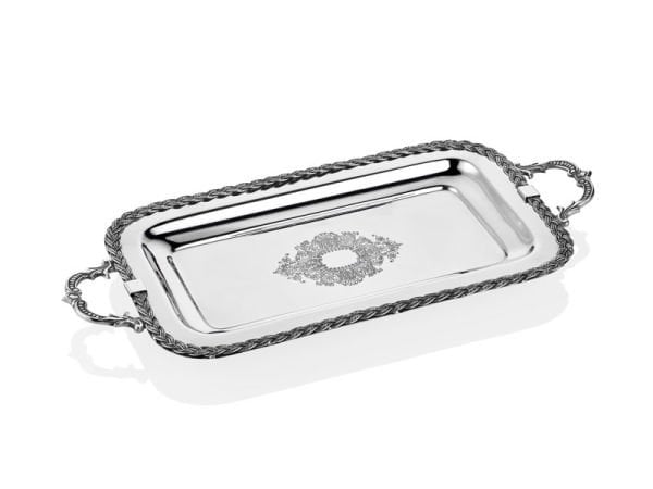 Lamedore Halatlı Kulplu Küçük Tepsi