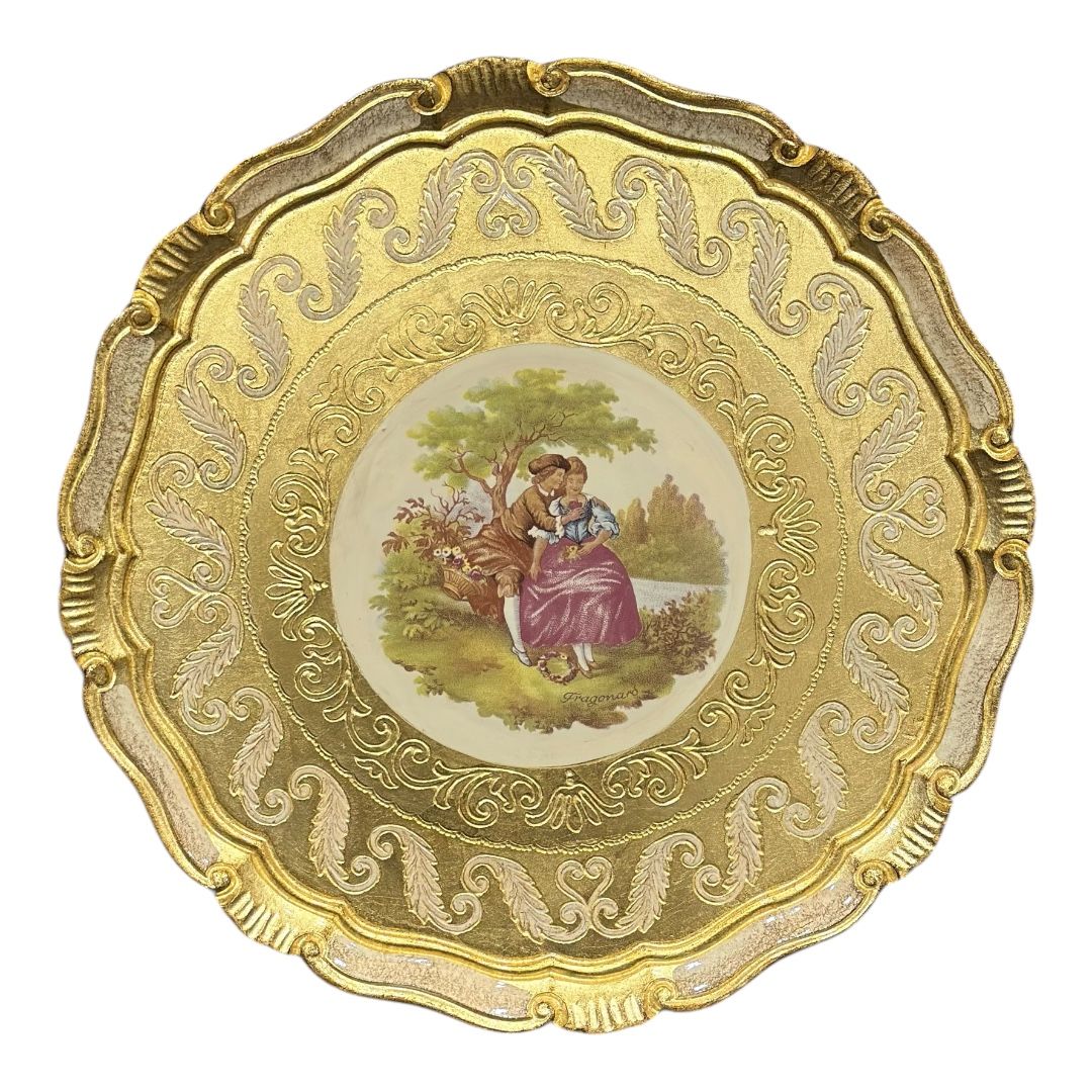 L&M Florance Art Gül Ağacı Tepsi 39 cm