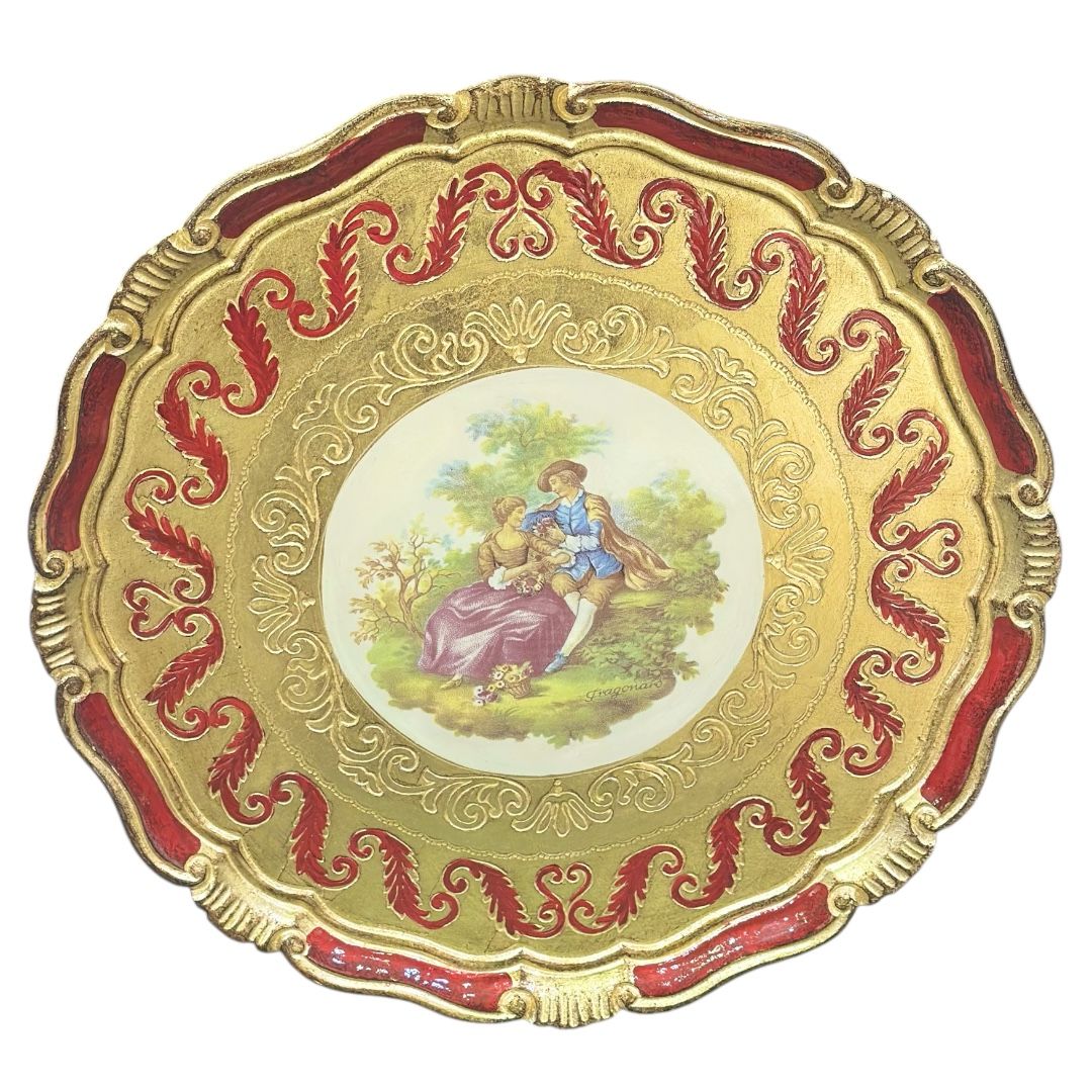 L&M Florance Art Gül Ağacı Tepsi 38 cm