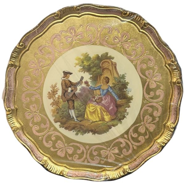 L&M Florance Art Gül Ağacı Tepsi 44 cm