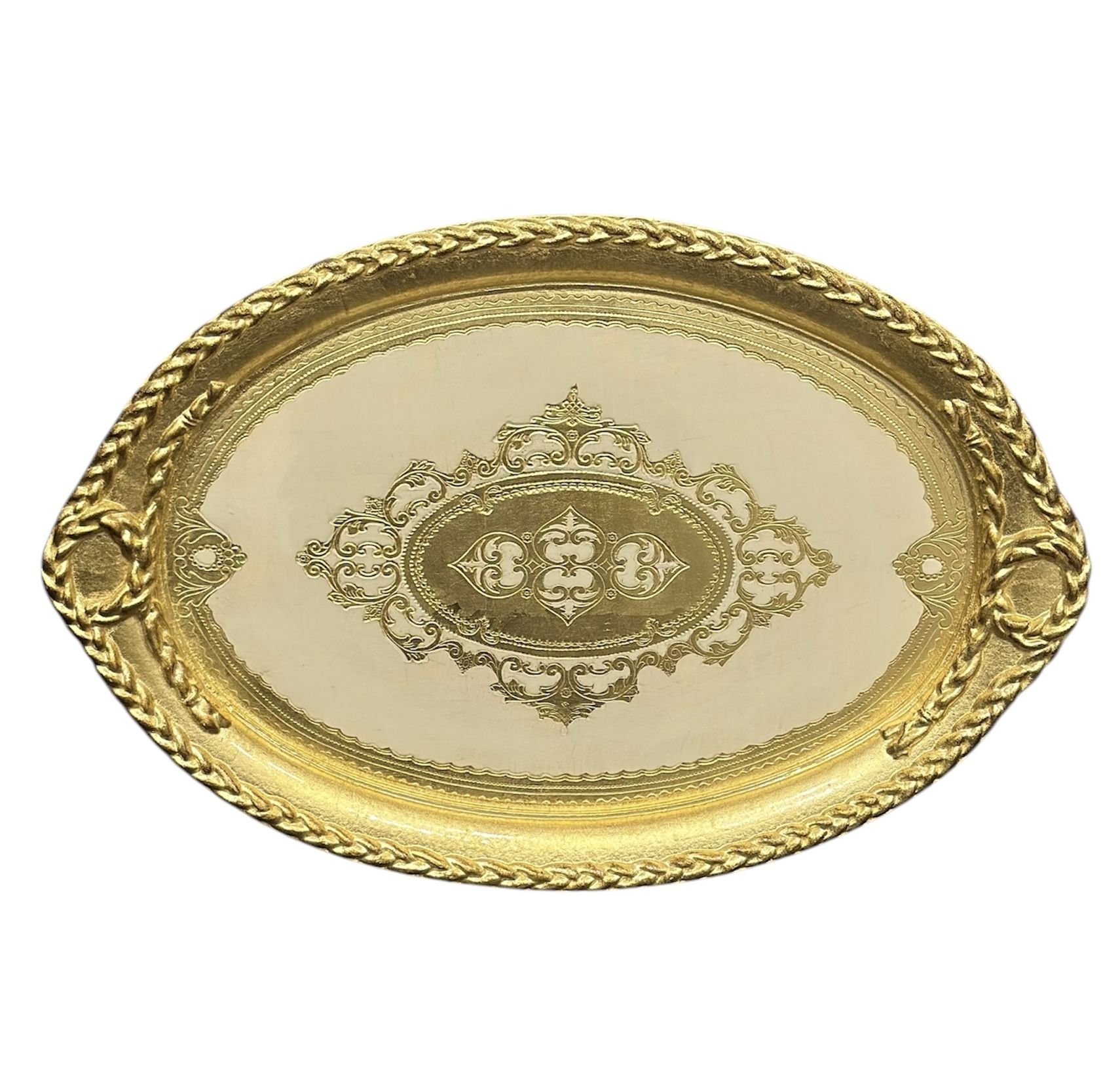 L&M Florance Art Gül Ağacı Tepsi 50*34 cm