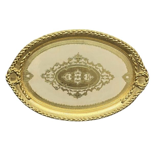 L&M Florance Art Gül Ağacı Tepsi 50*34 cm