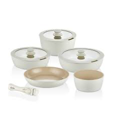 Falez Auris XL 9 Parça Set - Krem