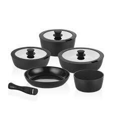 Falez Auris XL 9 Parça Set - Siyah