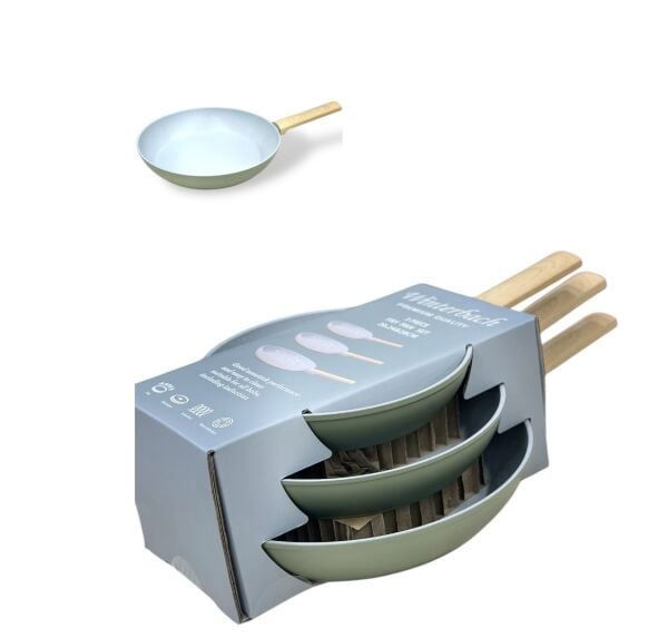 Winterbach 3 lü Granit Tava Seti 20-24-28 cm Yeşil