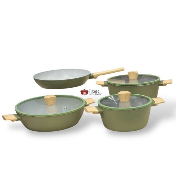 Winterbahc 7 Parça Granit Tencere Seti