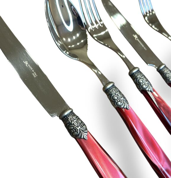 Eme Sedef Bordo 75 Parça İtalyan Çkb Takımı