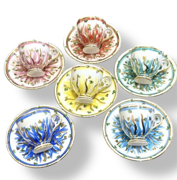 Kahve Fincan Takımı (El yapımı) 6 kişilik