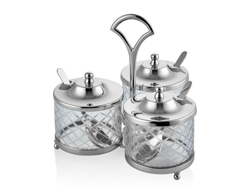 LAMEDORE DC 3'LÜ BAHARAT SETİ STANDLI