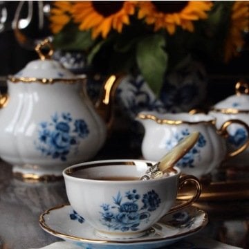 Elisabeth Bohemia Porseleni 17 Parça Çay Seti