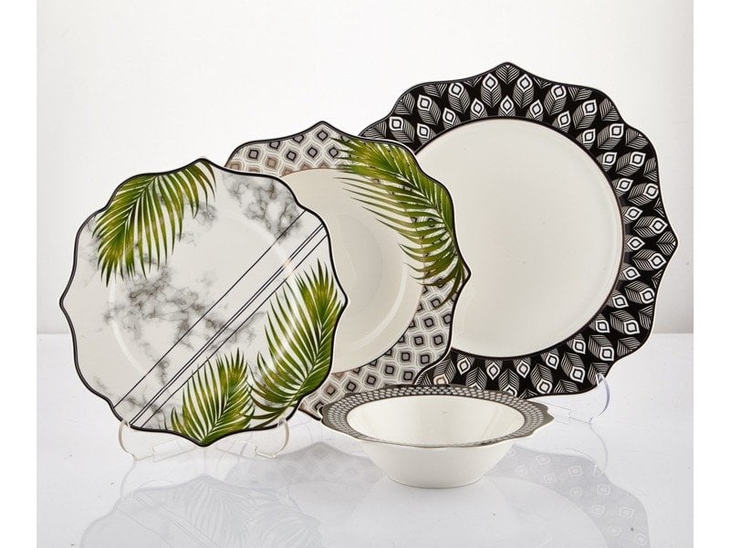 Lamedore Marsilya 24 Parça Porselen Yemek Takımı