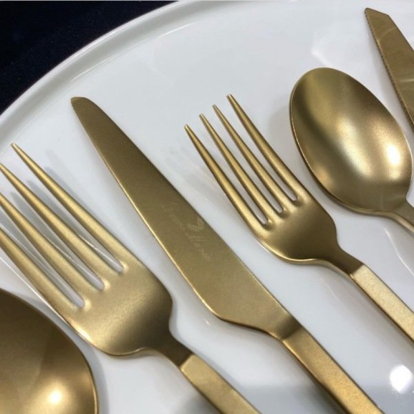 Dame Marie Picasa 42 Parça Mat Altın Çkb Takımı