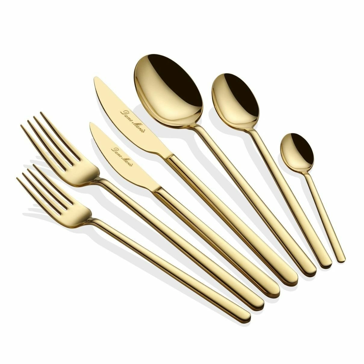 Dame Marie Allegra 42 Parça Altın Çkb Takımı