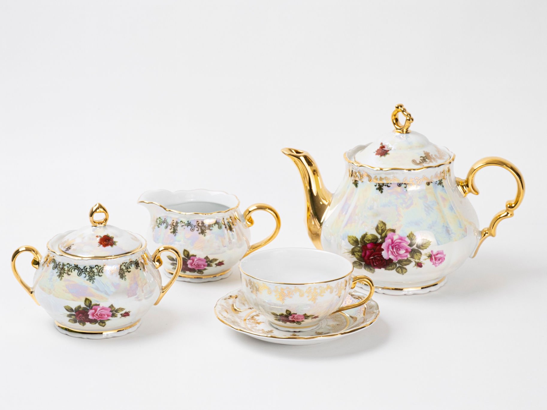 Elisabeth Bohemia Porseleni 17 Parça Çay Seti